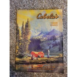 Vtg 1988 Cabela's Summer Fishing Catalog Equipment Outdoor Hunting Paperback
